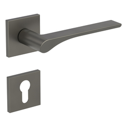 Kľučky na hranatých rozetách Sivý Griffwerk