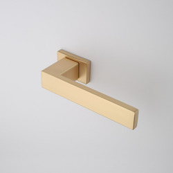 Kľučky na obdĺžnikových rozetách Zlatý APRILE