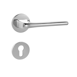 Kľučky na okrúhlych rozetách Strieborný Tupai