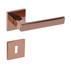 Kľučka na dvere TI - SONIA - HR 3095Q 5S MEL PVD - meď lesklá PVD (161) | MP-KOVANIA.sk