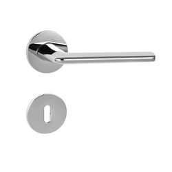 Kľučky na okrúhlych rozetách Strieborný Tupai