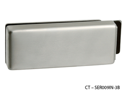 Zámky na sklenené dvere Strieborný CT