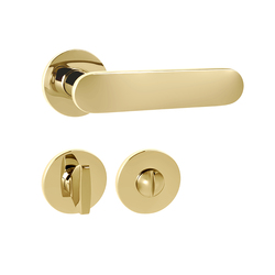 Kľučky na okrúhlych rozetách Zlatý Tupai