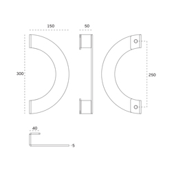 Madlá okrúhle vyosené Čierny JNF