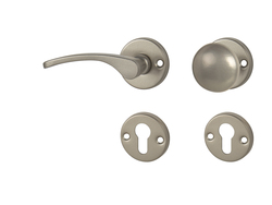 Kľučky na okrúhlych rozetách Strieborný KE