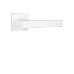 Kľučky na hranatých rozetách Biely Tupai