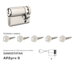Samostatné bezpečnostné vložky trieda č. 3 Strieborný DORMAKABA