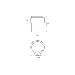Podlahové dverné zarážky Zlatý JNF
