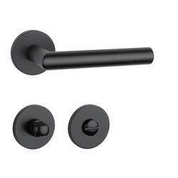 Kľučky na okrúhlych rozetách Čierny APRILE