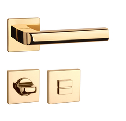 Kľučky na hranatých rozetách Zlatý APRILE