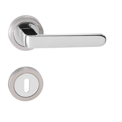 Kľučky na okrúhlych rozetách Strieborný URFIC