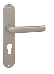 Kľučky na oválnych štítoch Strieborný BA