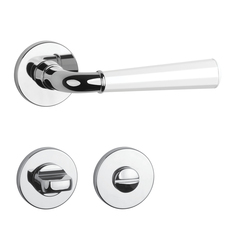 Kľučky na okrúhlych rozetách Kombinovaný APRILE