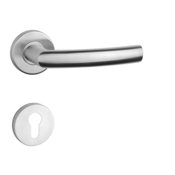 Kľučky na okrúhlych rozetách Strieborný STERK