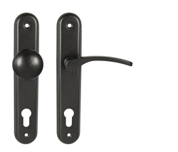 Kľučky na oválnych štítoch Sivý KE