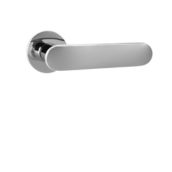 Kľučky na okrúhlych rozetách Strieborný Tupai