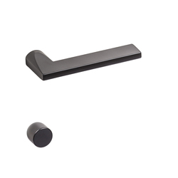 Minimalistické kľučky bez rozety na interiérové dvere Čierny NUDA - VERUM ITALY