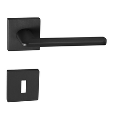 Kľučky na hranatých rozetách Čierny Tupai