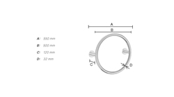 Elektrické sušiaky uterákov Strieborný SMEDBO