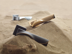 Kľučky na hranatých rozetách Bronzový LINEA CALI