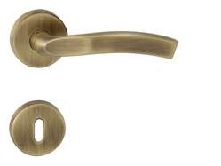 Kľučky na okrúhlych rozetách Bronzový Tupai