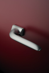 Kľučky na obdĺžnikových rozetách Strieborný APRILE