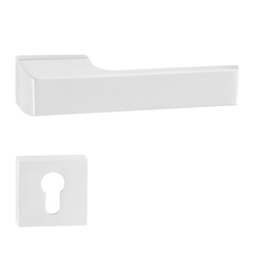 Kľučky na obdĺžnikových rozetách Biely Tupai