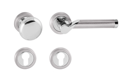 Kľučky na okrúhlych rozetách Kombinovaný Tupai