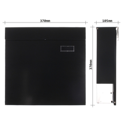 Poštové schránky Čierny ROTTNER