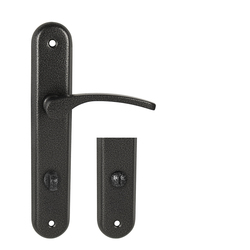 Kľučky na oválnych štítoch Sivý KE