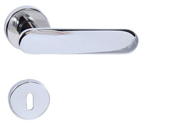 Kľučka na dvere TI - NELA - R 4006 CHL - chróm lesklý (03) | MP-KOVANIA.sk