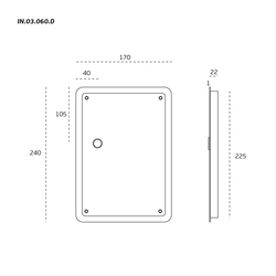 Kľučky na hranatých štítoch Strieborný JNF