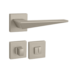 Kľučky na hranatých rozetách Strieborný FROSIO BORTOLO