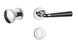 Kľučky na okrúhlych rozetách Kombinovaný APRILE