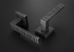 Kľučky na hranatých rozetách Sivý FROSIO BORTOLO