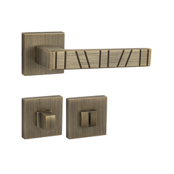 Kľučky na hranatých rozetách Bronzový FROSIO BORTOLO