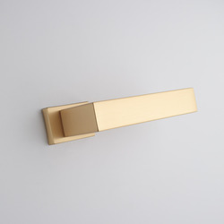 Kľučky na obdĺžnikových rozetách Zlatý APRILE