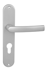 Kľučky na oválnych štítoch Strieborný BA