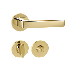 Kľučky na okrúhlych rozetách Zlatý Tupai