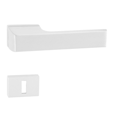 Kľučky na obdĺžnikových rozetách Biely Tupai