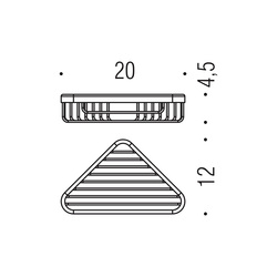 Košíky do sprchy Strieborný COLOMBO