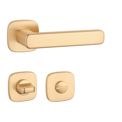 Kľučky na hranatých rozetách Zlatý APRILE