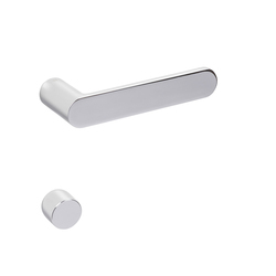 Minimalistické kľučky bez rozety na interiérové dvere Srieborný NUDA - VERUM ITALY