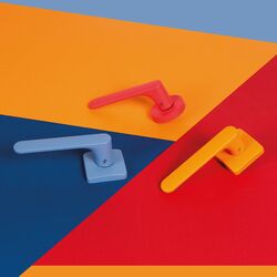 Kľučky na okrúhlych rozetách Červený COLOMBO