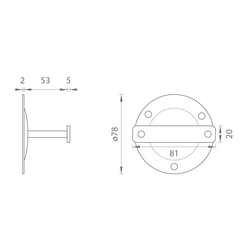 Držiaky madiel Čierny SRA