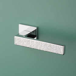 Kľučky na hranatých rozetách Strieborný APRILE