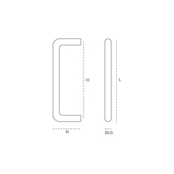 Madlá okrúhle priame Bronzový JNF