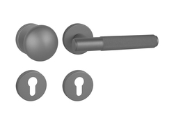 Kľučky na okrúhlych rozetách Sivý FROSIO BORTOLO