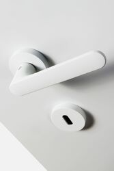 Kľučky na okrúhlych rozetách Biely COLOMBO