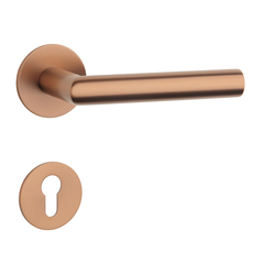 Kľučky na okrúhlych rozetách Medený STERK